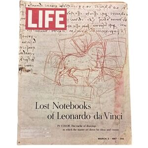 LIFE Magazine March 3 1967 Leonardo da Vinci Lost Notebooks Vintage Chrysler Ad